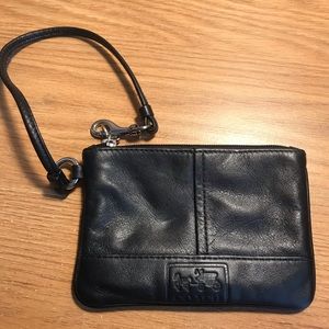 Black Coach wristlet